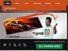 Tablet Screenshot of driventodraw.com